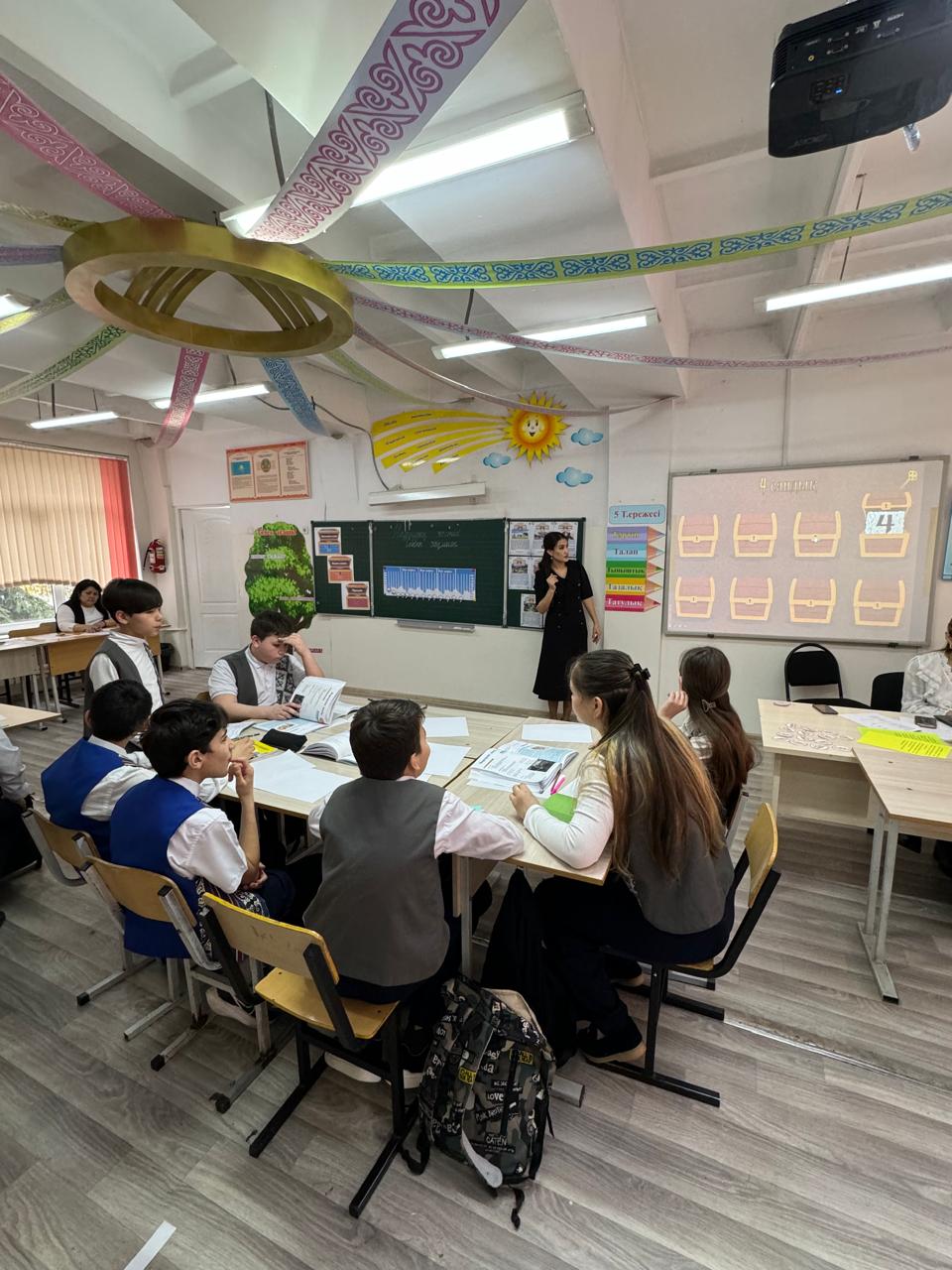 "Наурыз -думан" тақырыбында өткізілген ашық сабақ