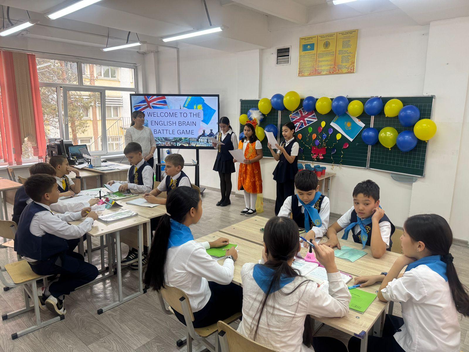 Сабақ – ойын: «English Brain Battle» 5 сынып оқушылары арасында ағылшын тілі пәнінің мұғалімі; Аркинова З.А.