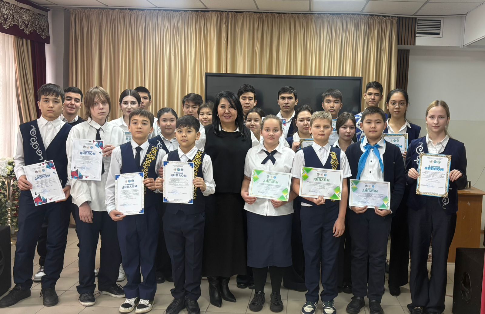 Победители районных олимпиад.